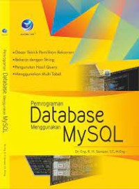 Image of PEMROGRAMAN DATABASE MENGGUNAKAN MYSQL